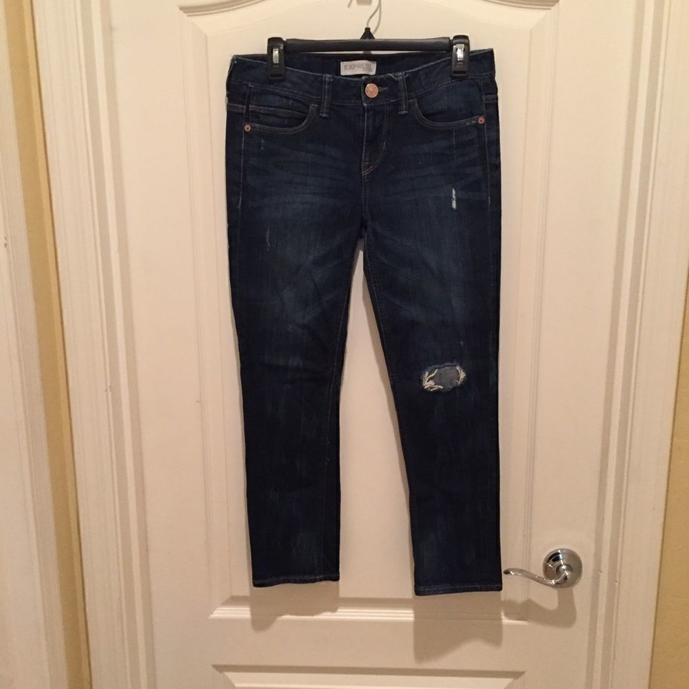 Express Distressed Jeans - Picture 2 of 7